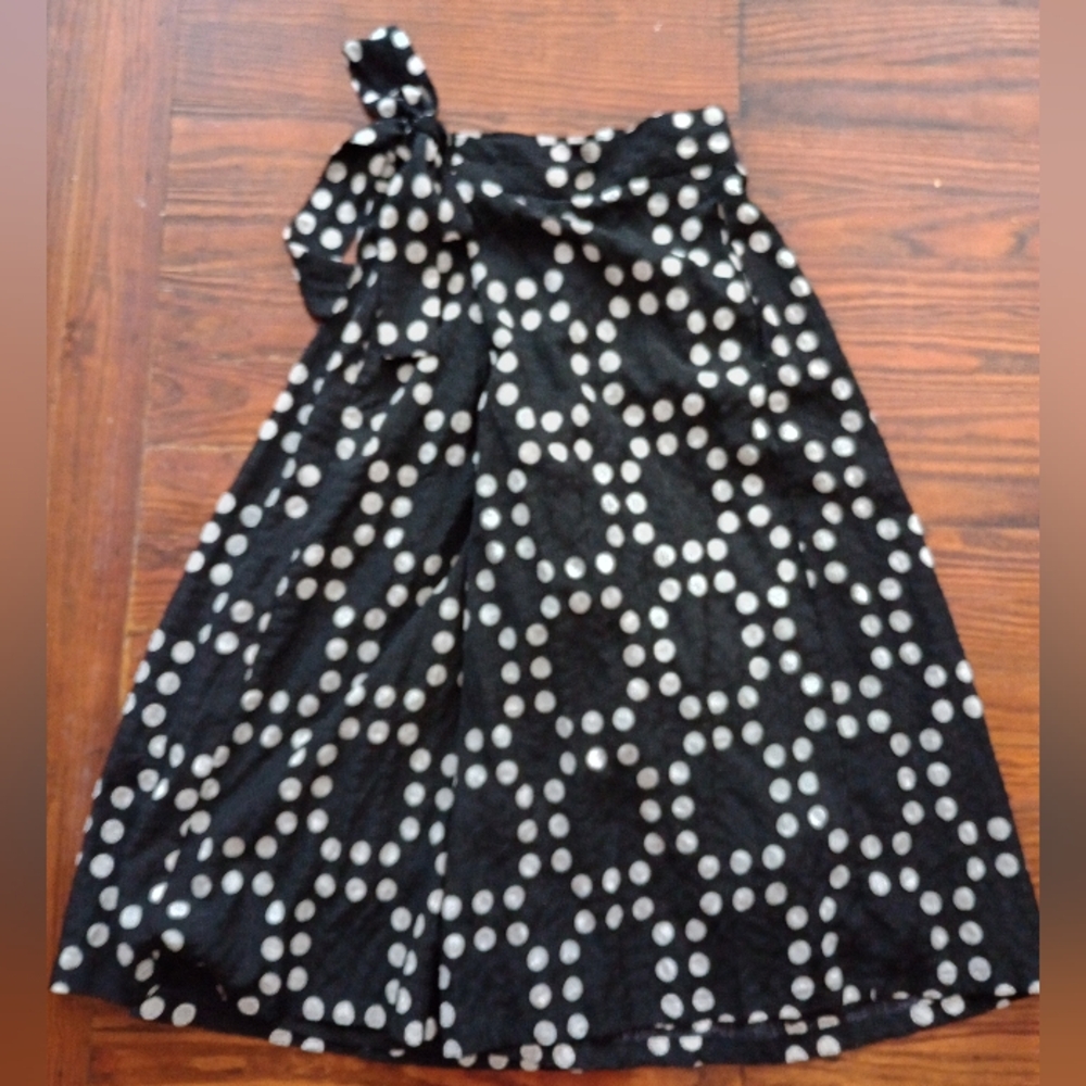 Eva Franco Polka Dot Skirted Culottes Size 2P